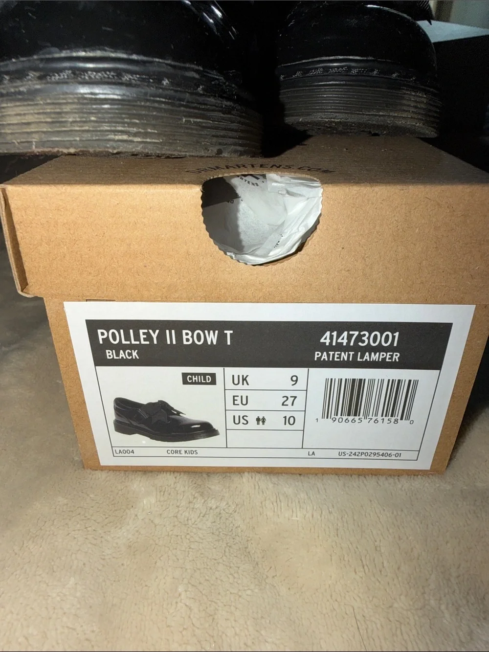 Dr. Martens shiny black